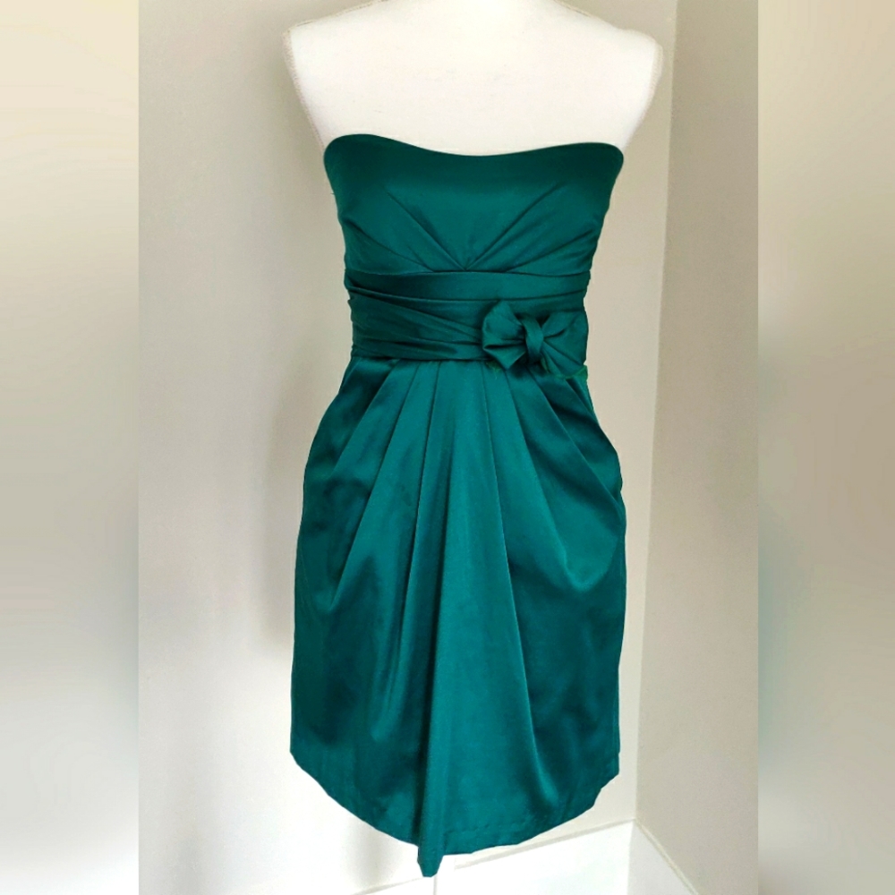 Emerald Green Cocktail Dress
